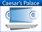 CAESARS PALACE fiberglass pool