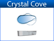 CRYSTAL COVE fiberglass pool