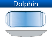 DOLPHIN fiberglass pool