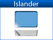 ISLANDER fiberglass pool