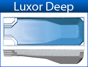 LUXOR DEEP fiberglass pool