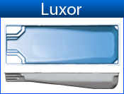 LUXOR fiberglass pool