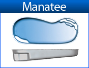 MANATEE fiberglass pool