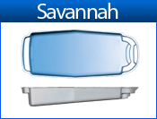 SAVANNAH fiberglass pool