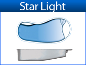 STAR LIGHT fiberglass pool