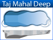 TAJ MAHAL DEEP fiberglass pool