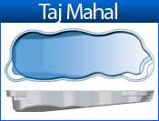 TAJ MAHAL fiberglass pool