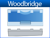 WOODBRIDGE fiberglass pool